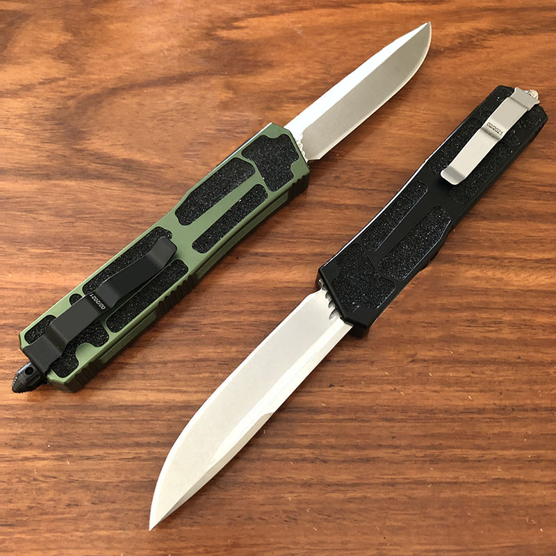 US Italian Style Combat Dragon Double Action M390 Automatic Pocket Knife UT85 UT88 Exocet Outdoor Hunting Self Defense Pocket Jungle Fighting Auto Folding Knife