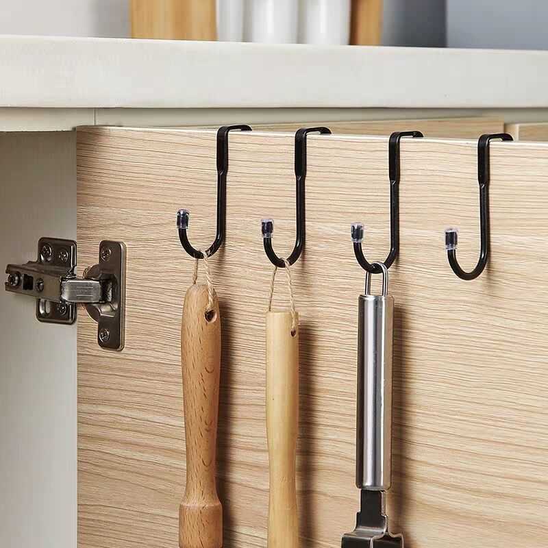 Nieuwe roestvrijstalen haak wandgemonteerde dubbele S-vormige opslaghaken voor badkamer keuken muur deur organisator handdoek opslag hanger