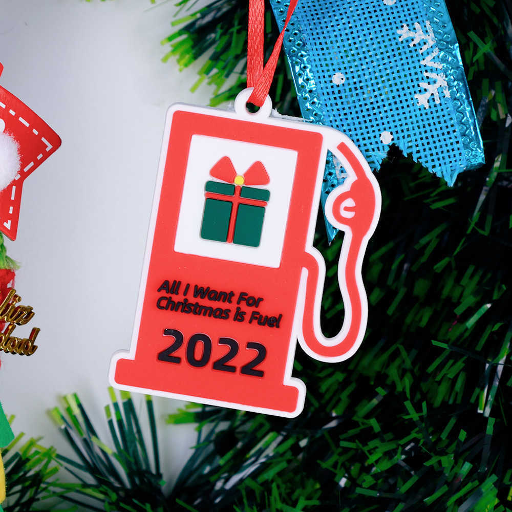 Nowe wiszące choinki Wiszące Kreatywne DIY Ozdoba drzewa świąteczne Prezenty na domowe dekoracje Xmas Navidad Szczęśliwego Nowego Roku 2023