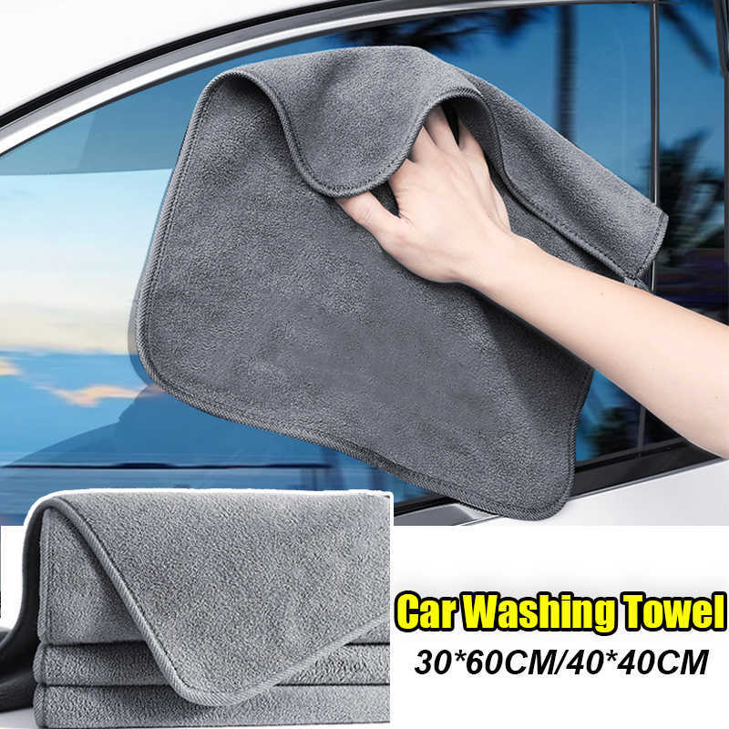 Nieuwe Microfiber Schoonmaakdoekje Car Cleaning Drogen Doek Zomen Car Care Doek Herbruikbare Schoonmaakdoekjes Vodden Voor Keuken Badkamer