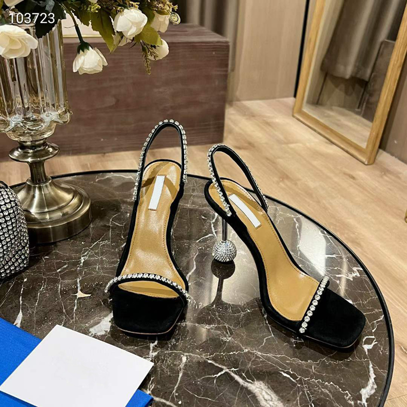 Fashion Summer Women Sandals PUMP FIONA FAINA 85 MM ITALY ITALY CLASSION TOE LEATE CLARE CRYSTAL STRAP SIDELISED SIDE SIMPLISER CHELLY HIGH THE THE SANDAL EU 34-42