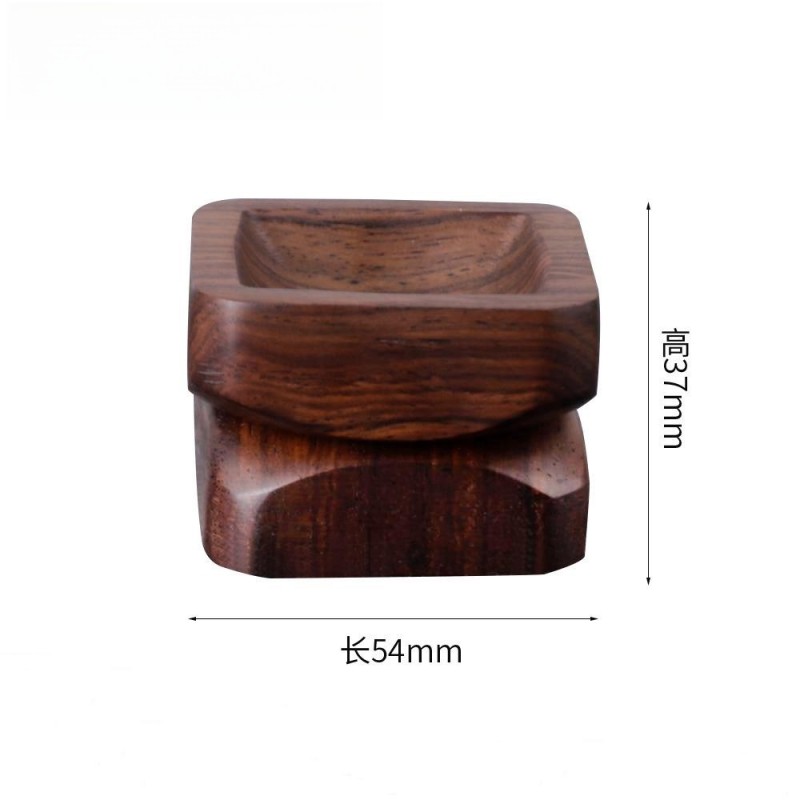 Square Wooden Smoke Grinder 54mm 2 Layers Tobacco Grinders Household Smoking Accessories Q198