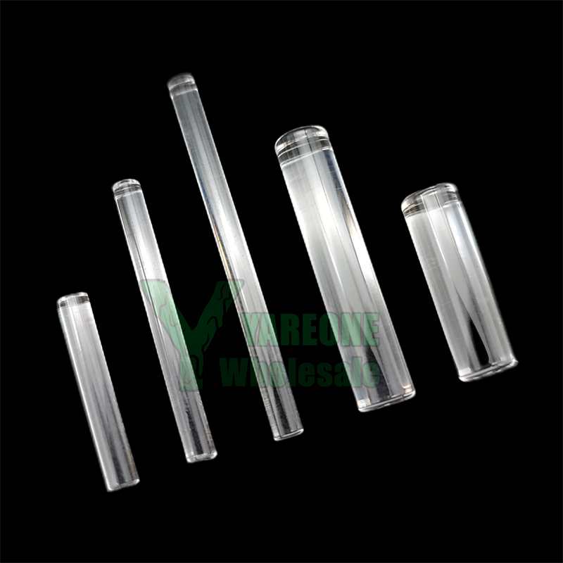 Clear Solid Quartz Pillars Slurper Insert 3mmOD 20mm 30mm 40mm Length with Excellent Heat Retention Made for Control Towerl Blender Dab Bangers YAREONE Wholesale