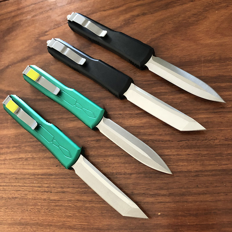 US EU UK Style UT85 Automatic Knife D2 Blade Out The Front Fast Open EDC Tool Auto Knives Outdoor Camping Carry Cutting Survival Knifes UT88 UT121 Godfather 920 Exocet