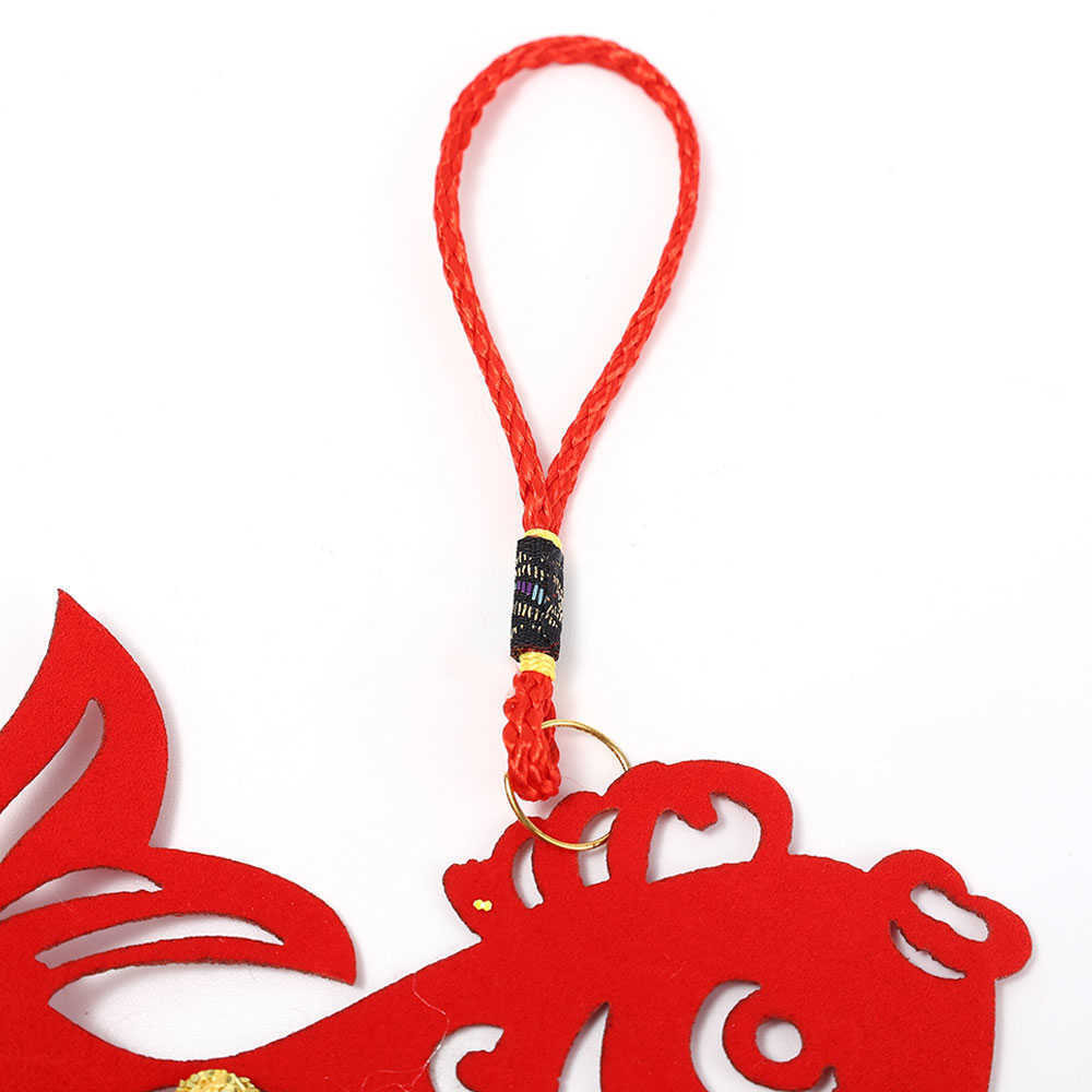 Novo 2 pçs/pacote Red China Knot Hanging Pendant Chinese Tassel Lantern Hanging Ornaments Home Spring Festival New Year Decoration Gifts