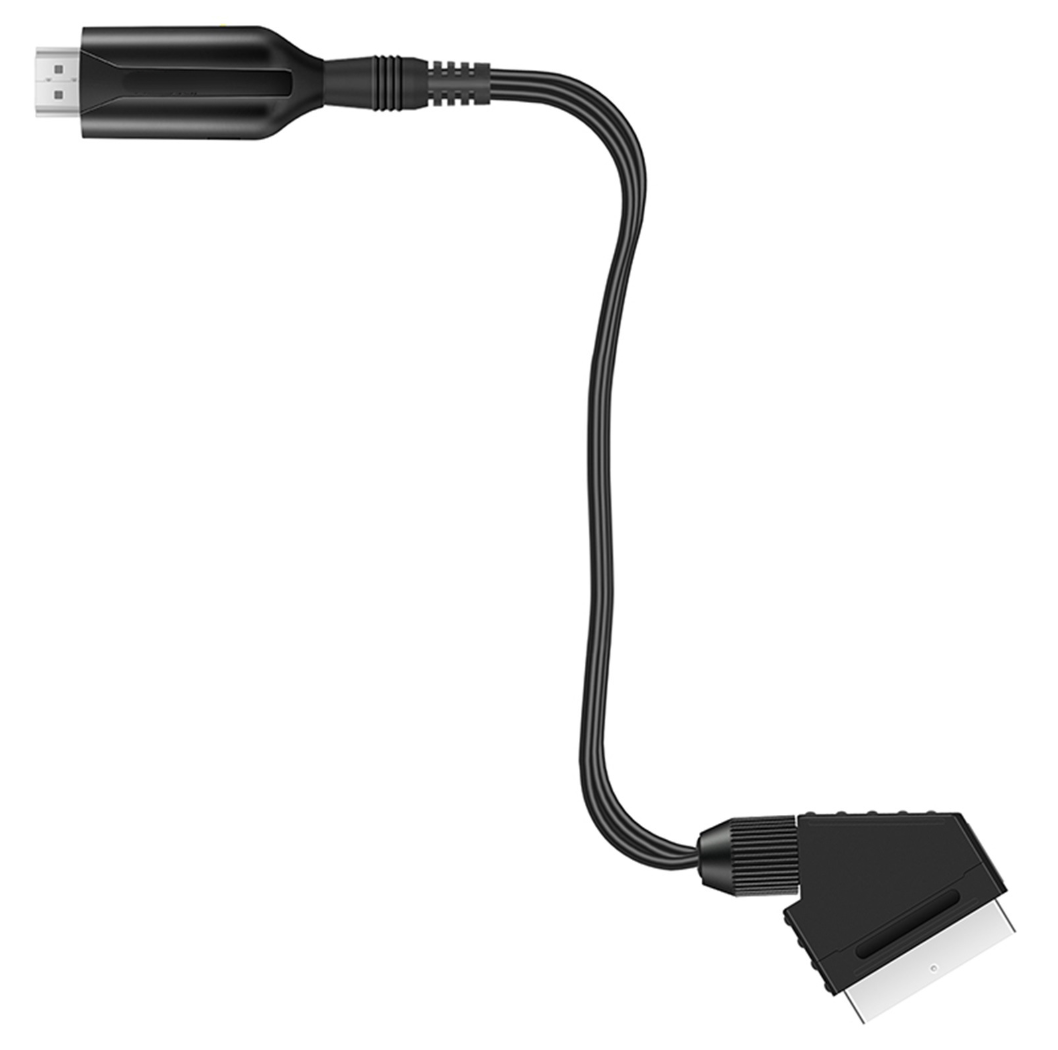 Adattatore video audio convertitore SCART a HDMI HDTV/DVDTOP BOX/PAL/NTSC Cavi digitali Cavi maschi compatibili HDMI