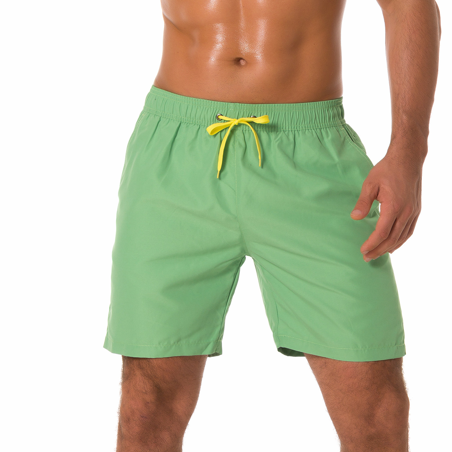 Men's Swim Trunks Quick Dry Swim Shorts With Mesh Lining Bathing Suits Beach Vacation Pants With Pockets