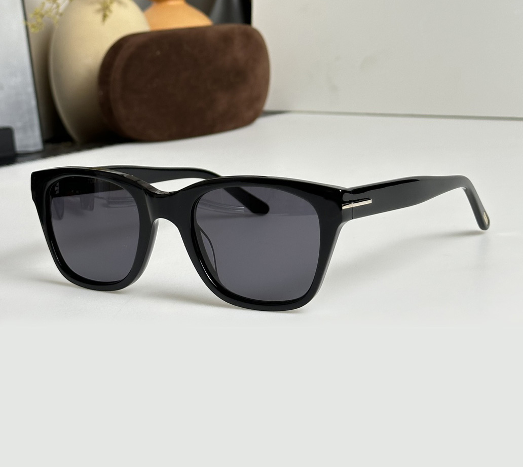 Lunettes de soleil Snowdon gris noir brillant 237 lunettes de soleil mode hommes lunettes de Protection UV400 avec boîte261d