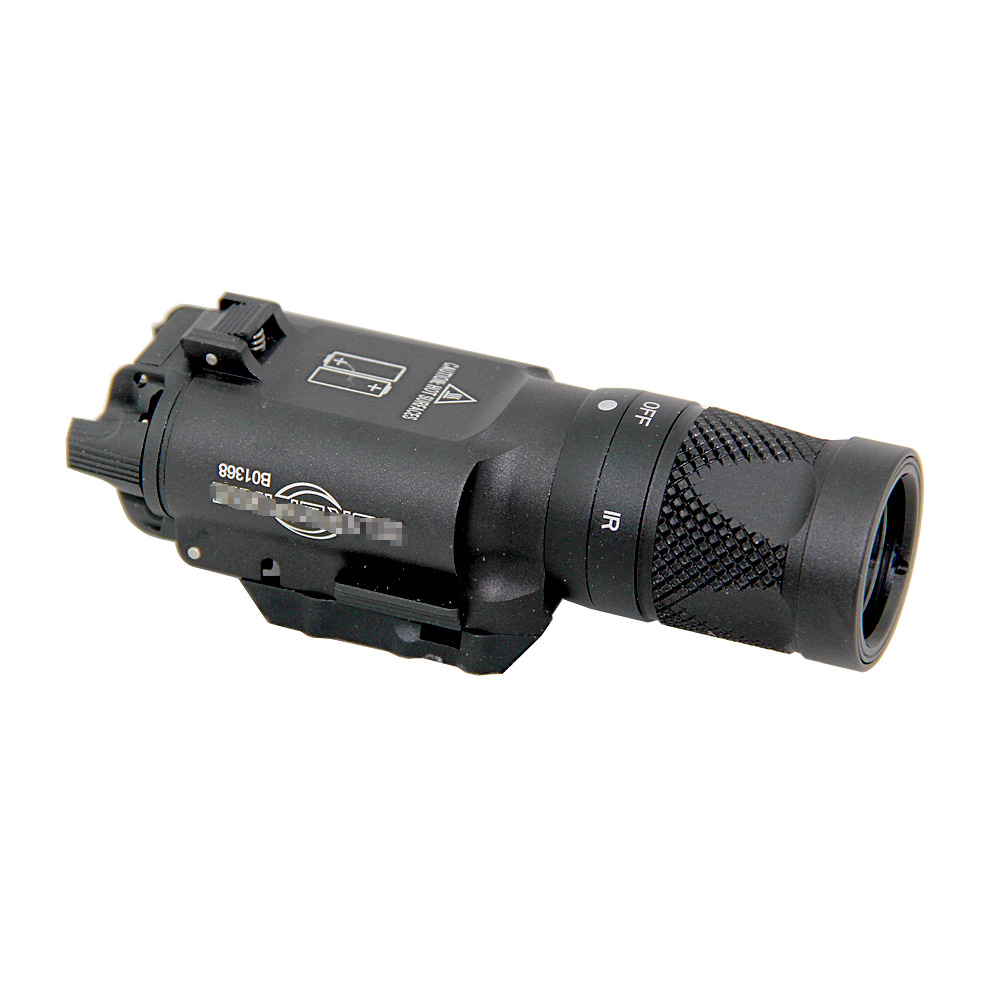 Taktisches SF X300V Waffenlicht, LED-weiße Taschenlampe, 500 Lumen Leistung, Jagdgewehr, Pistolenlicht, passend für 20 mm Picatinny-Schiene