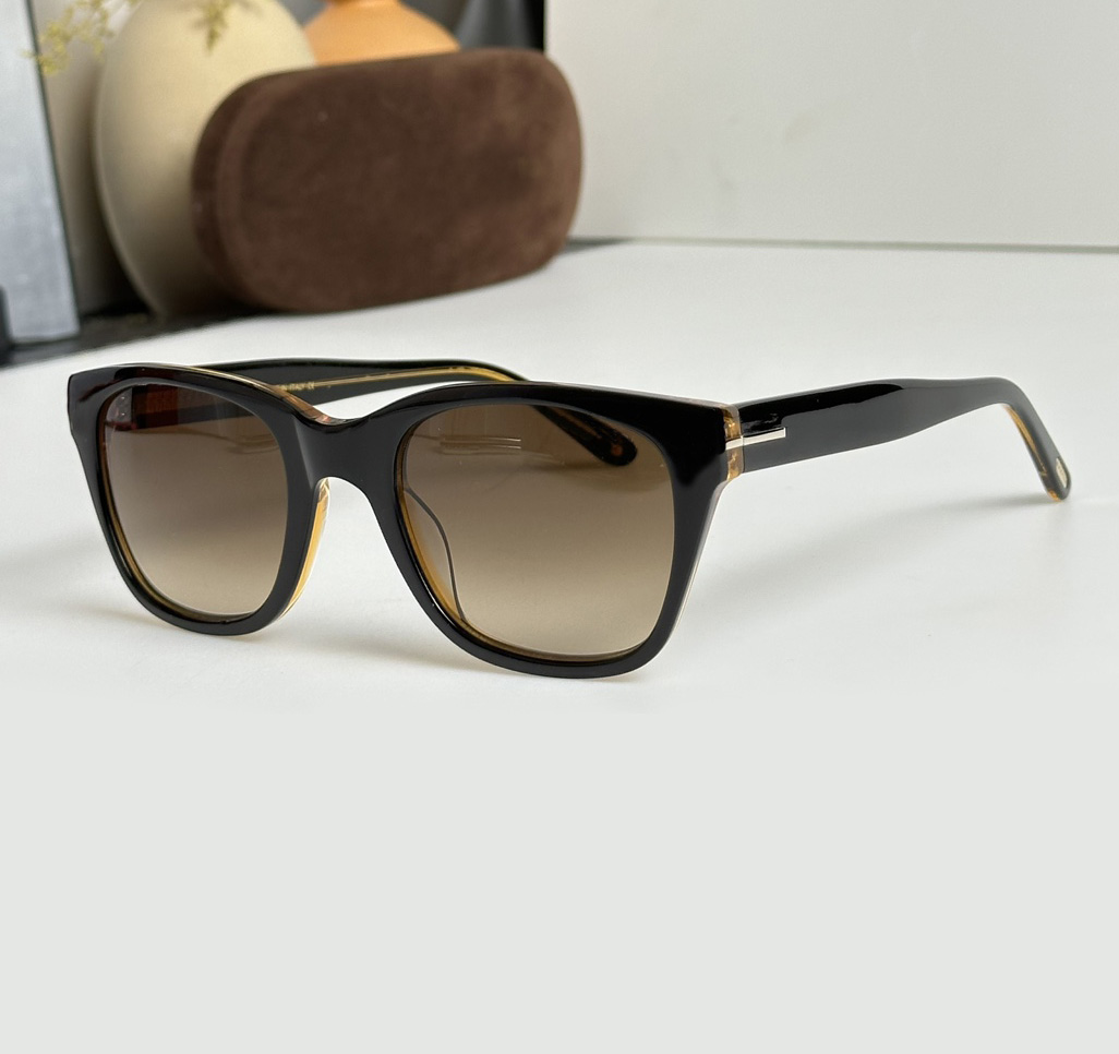 Lunettes de soleil Snowdon Black Grey Black Grey 237 Hommes Fashion Sun Germes UV400 Protection Eyewear avec Box258H