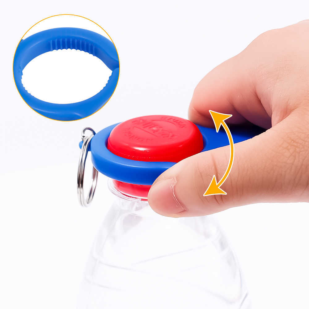 New Multi-purpose Portable Bottle Opener Keychain Plastic 3 in 1 Wine Beverage Can Opener Wedding Party Kitchen Gadgets Accessories