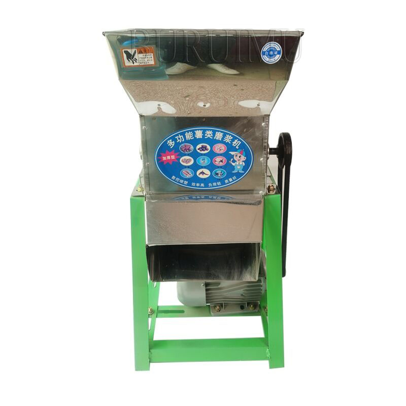LEWIAO 800kg/h Stainless Steel Electric Sweet Potato Starch Wet Grinder Refiner Apple Orange Banana Fruit Crusher Syrup Pulping Machine