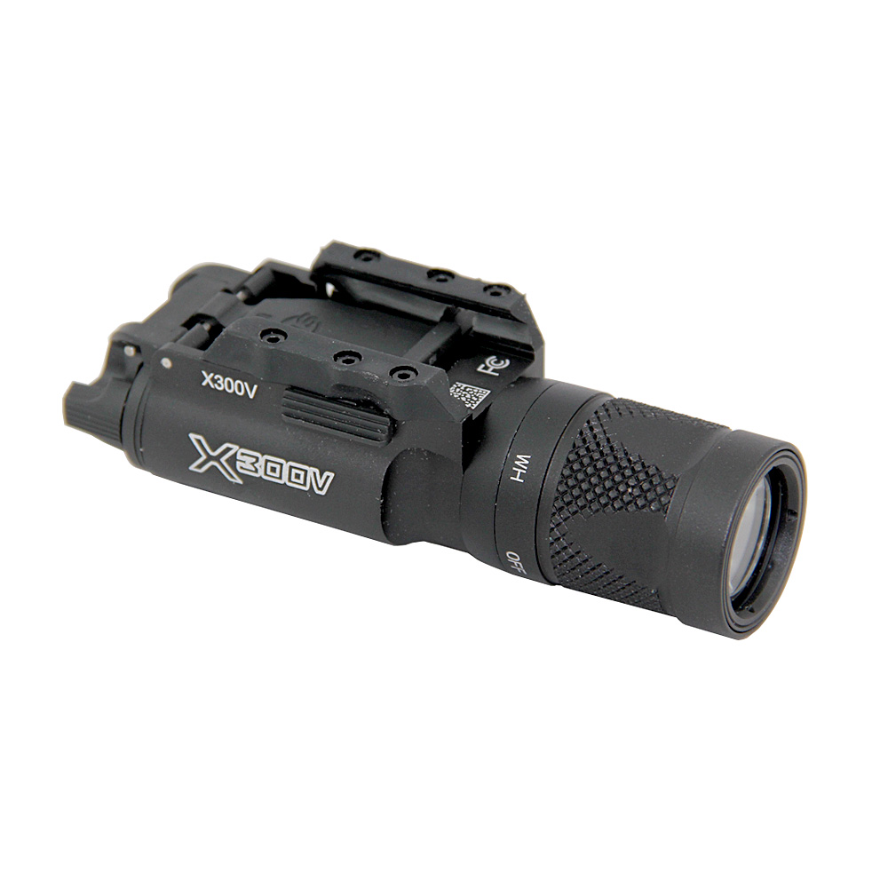 Тактический фонарь для оружия X300V, светодиодный светильник с двойным выходом, белый свет, 400 люмен, фонарик для охотничьего ружья, пистолета, подходит для планки Пикатинни 20 мм