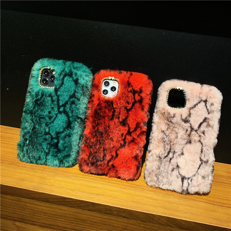 Custodia telefono Vogue con motivo pied de poule in pelliccia di lusso con stampa serpente iPhone 14 13 12 11 Pro Max Samsung Galaxy S23 Ultra S22 Plus S21 S20 Cover posteriore in pelliccia con motivo pitone sottile