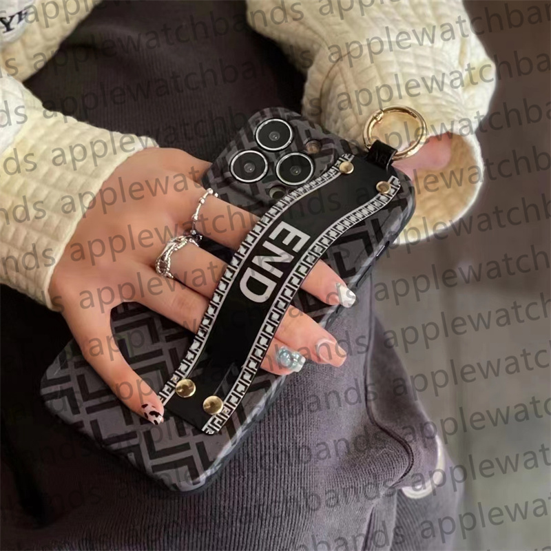 Роскошный чехол для телефона Дизайнерские чехлы-браслеты для iPhone Чехлы для Apple iPhone 15 Pro Max 14plus 13 12 11 X XR XS 13ProMax Чехлы для сотовых телефонов Double F Fashion TPU Mobile Cover