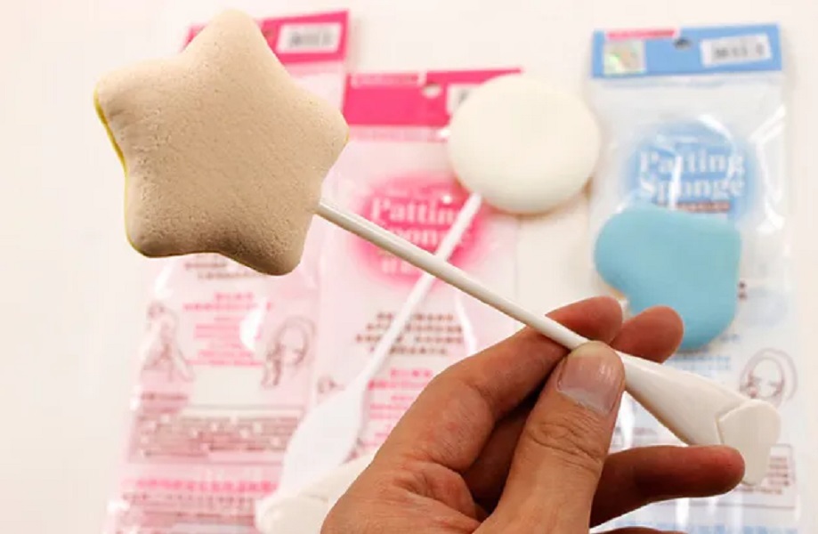 NEW ARRIVAL SPONGES APPLICATORS COTTON LONG HANDLE PAT THE FACE AND BACK Promoting emulsion absorption