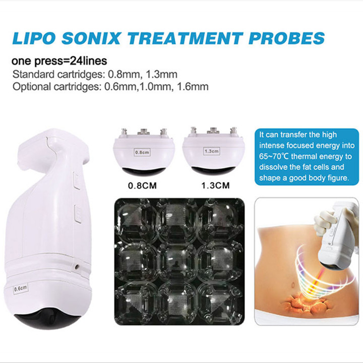 2023 Top Sales 2 EM 1 4D HIFU RF Machine 7D HIFU liposonix Smas Anti Wrinkle Face Lifting Machine / liposonix Machine