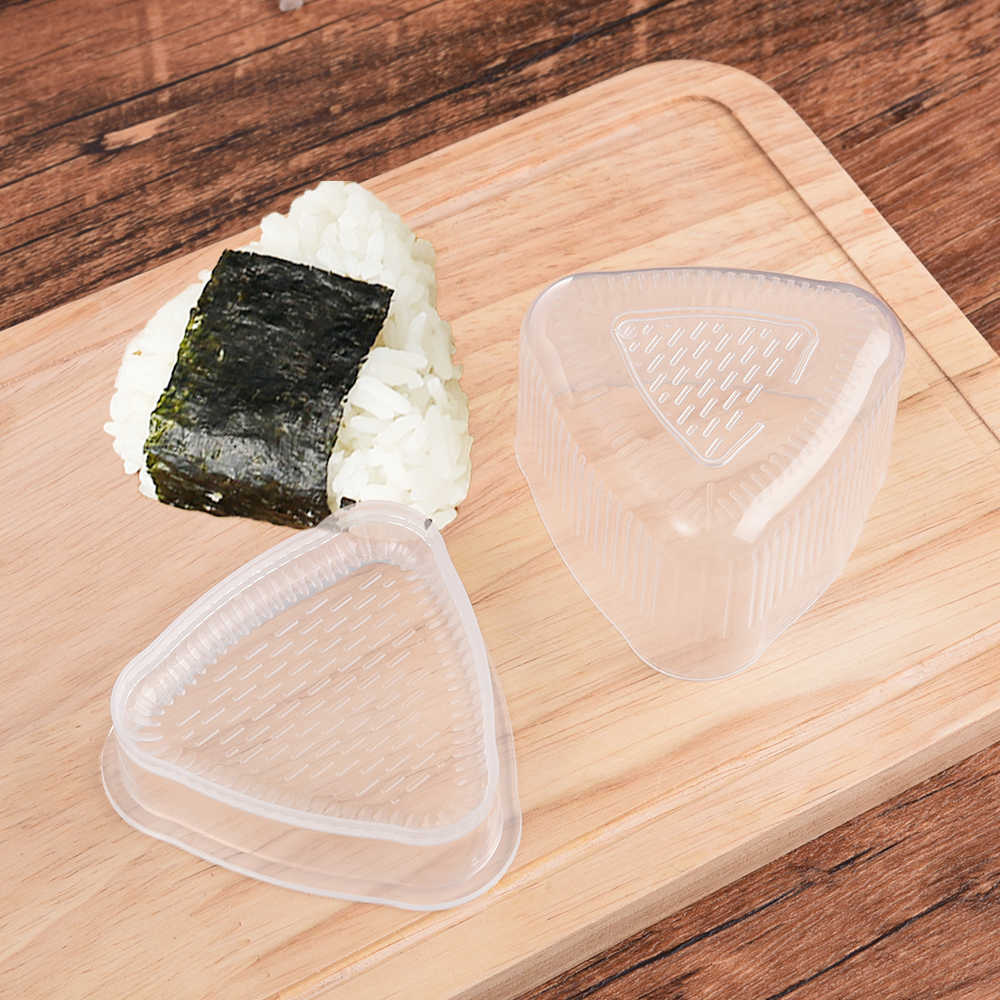 New 4 Style Sushi Mould Triangle Mould Sushi Machine Mould Sushi Tool Onigiri Rice Ball Bento Machine Mold Kitchen Accessories Tools