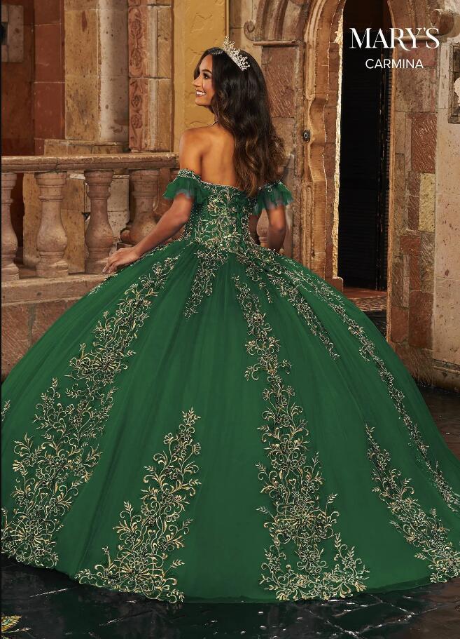 Jägergrünes herzförmiges Quinceanera-Kleid mit Langarm-Jacke, Applikation, Stickerei, Korsett, Abschlussballkleid zum 15-jährigen Jubiläum