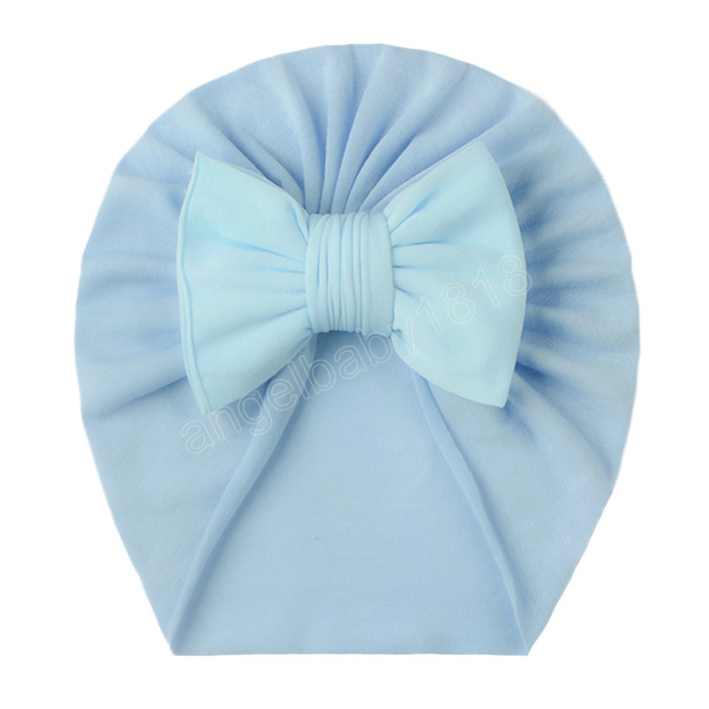 Bello fatto a mano Bowknot neonate cappello turbante neonato berretti fai da te bambini copricapo regali di compleanno fotografia puntelli