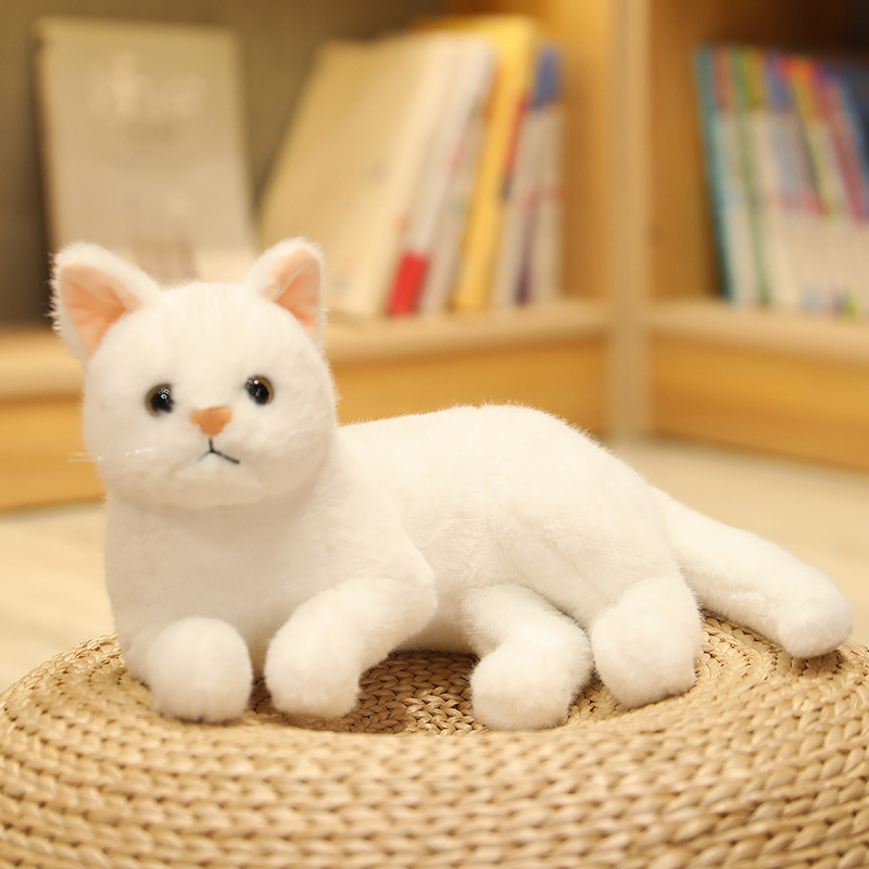 Super cute simulation cat doll cat doll Puppy cat Stuffed toy doll home furnishing gift