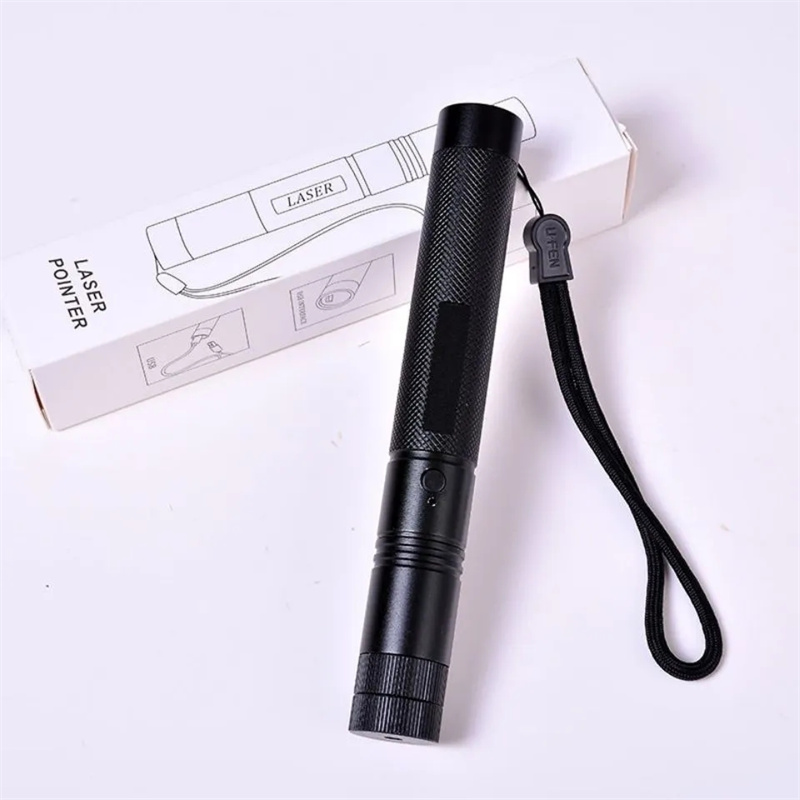 5MW 532nm Green Sight USB Charge Laser 303 Pointer Light Poderosa Foco Ajustável Lazer Laser Pen Burning