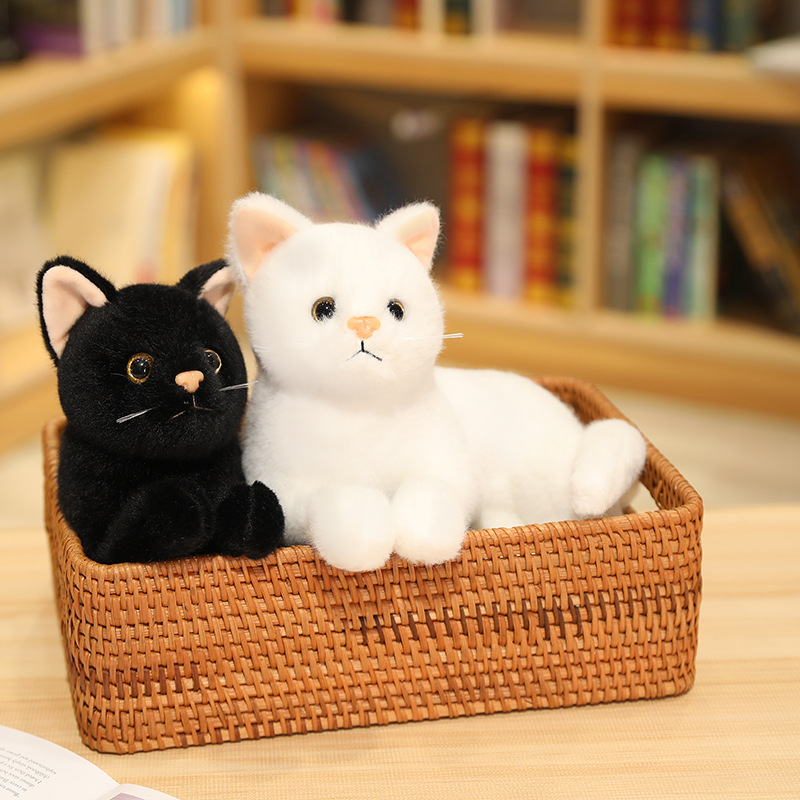 Super Cute Simulation Cat Doll Cat Doll Puppy Cat Stuffed Toy Doll Home Furnishing Gift