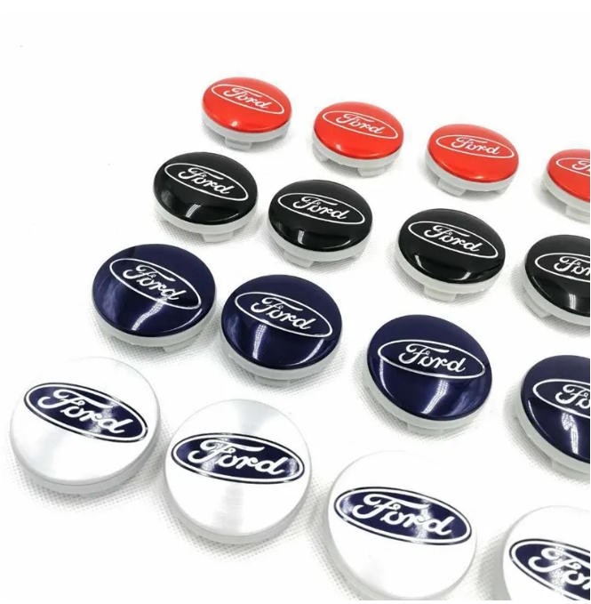 Ford Car Wheel Center Caps coprimozzo cerchione 54mm Emblema Logo Badge Fiesta Focus Fusion Escape decorativo