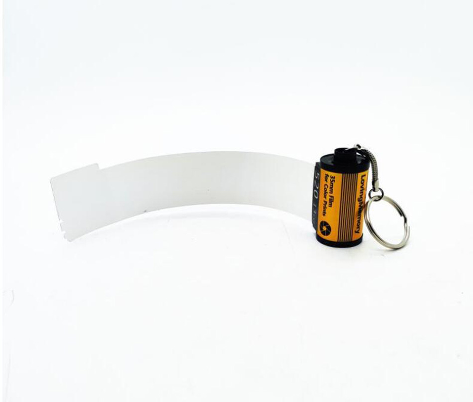 DHLFilm Sublimation Pet Diy White Double -Sided Blank Pill Roll Caychain