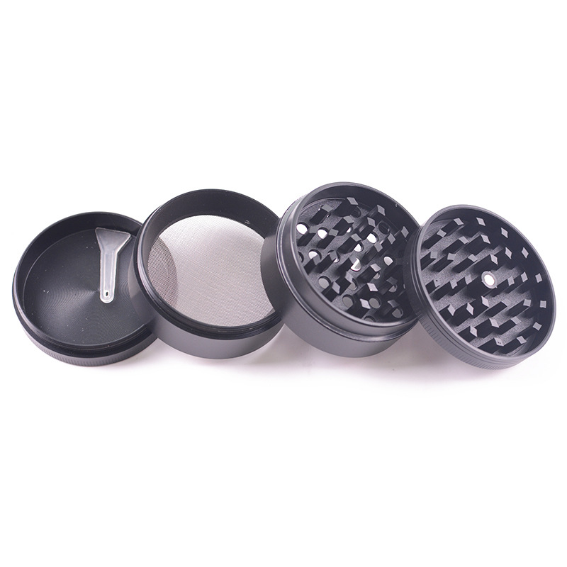 4-layer Mini Cute Zinc Alloy Tobacco Grinder Smoke Grinders Smoking Accessories Hemp Pepper Pot Spice Mill Grinder Factory Direct Sale