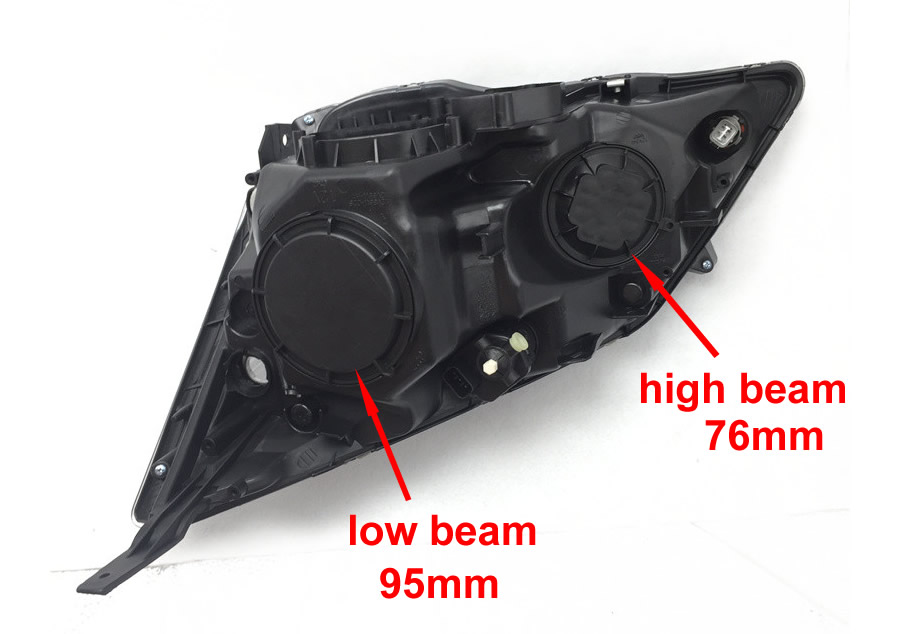 For Honda CRV CR-V 2007-2011 Front Headlamp Back Cover Plastic Waterproof Dust-proof Seal Cover Dust Cover