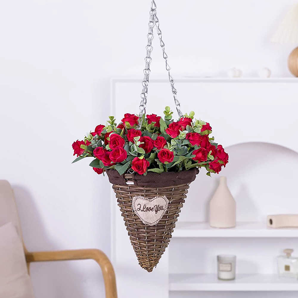 Novo 2 pçs/conjunto flores artificiais 11 cabeças seda rosa eucalipto folhas buquê de flores falsas para casa decoração de festa de casamento suprimentos