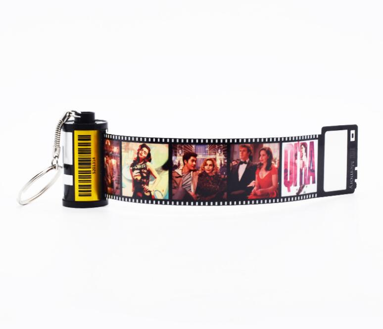 DHLFilm Sublimation PET DIY weiß doppelseitig leere Filmrolle Schlüsselanhänger