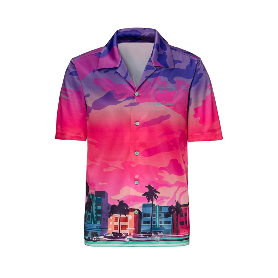 F1 Summer Men Shirt 2023 Formule 1 Chemises d'équipe pour hommes Vêtements de course décontractés Tops Fashion Streetwear Hawaiian Beach Shirt Jersey