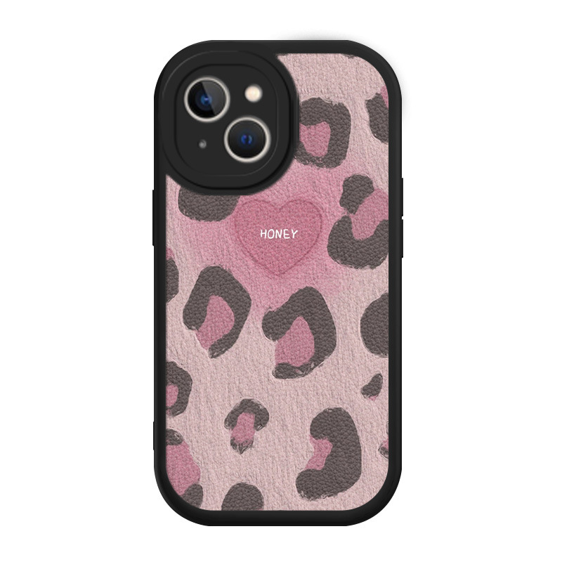 Custodia telefono 14 con stampa leopardata 12 adatta custodia protettiva in silicone 13pro xr xsmax