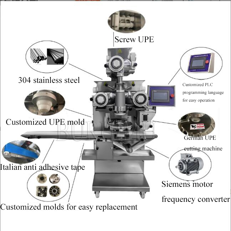 Fabricant de machines à crème glacée Soft Mochi entièrement automatique à grande vitesse