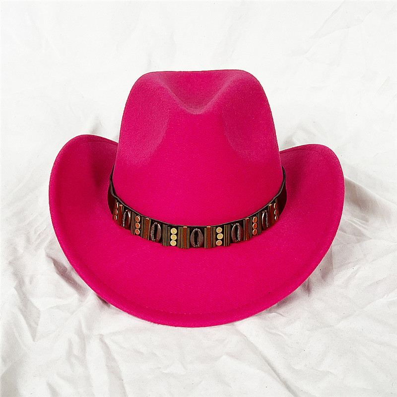 2023 Cowboy Top Hat For Women Men Fedora Hats Fedoras Fashion Felt Cap Autumn Winter Caps Trilby 