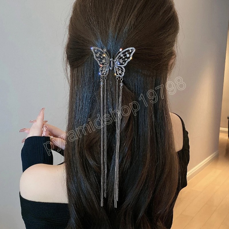 Pferdeschwanz Halter Schmetterling Haar Krabbe Bad Clip Haarklammer Haarnadel Haar Clip Frauen Haar Zubehör Haar Klaue