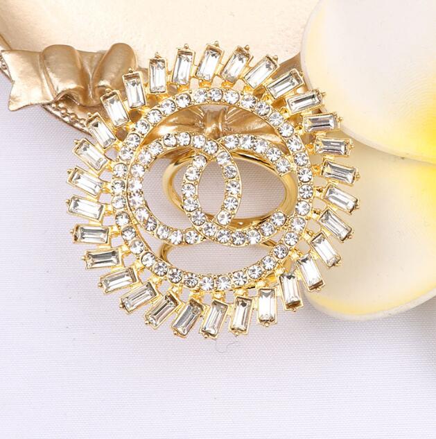 T GG placcato oro 18 carati marca doppia lettera anelli a fascia aperto coreano lusso donna grande zircone designer stravagante anello in metallo aperto gioielli regolabili