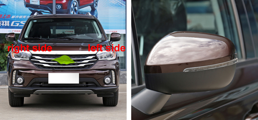 Para Trumpchi GS4 2015 2016 2017, accesorios para coche, espejo retrovisor lateral, luz de señal de giro, lámpara de espejos de ala exterior