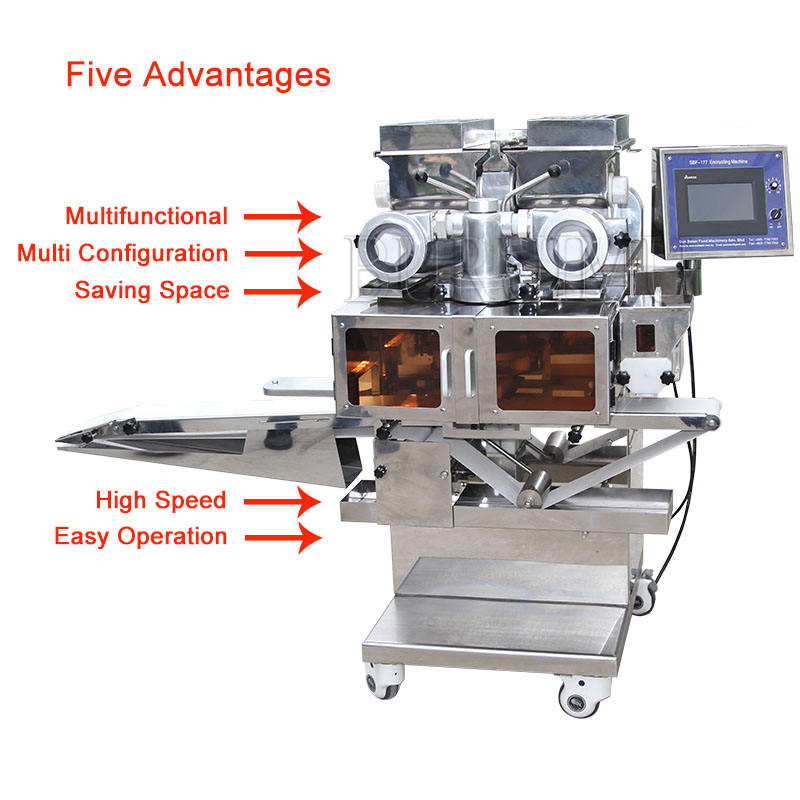 2023HL-5S Automatic Mochi Ice Cream Filling Forming Machine Encrusting Making Machine