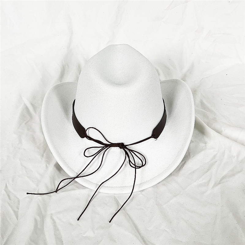 2023 Cowboy Top Hat For Women Men Fedora Hats Fedoras Fashion Felt Cap Autumn Winter Caps Trilby 