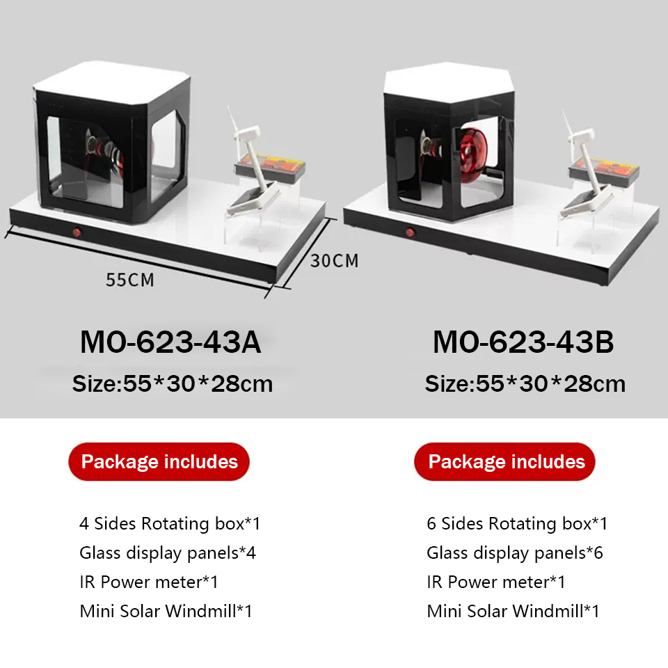 Window Film Solar Tester Värmeavstötning Testning Maskin Bil Film Test Instrument IRR Transmittance MO-623-43