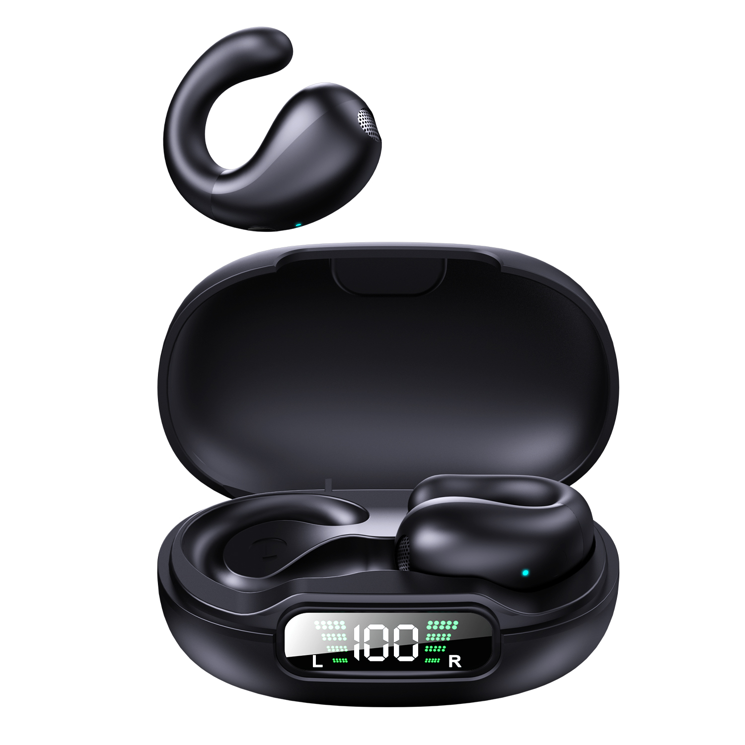 Yyk-Q92 Tws Bluetooth V5.0 سماعات الأذن سماعات ألعاب منخفضة زمن انتقال لاسلكي سماعات أذن باس أجهزة تسمم مع الميكروفون