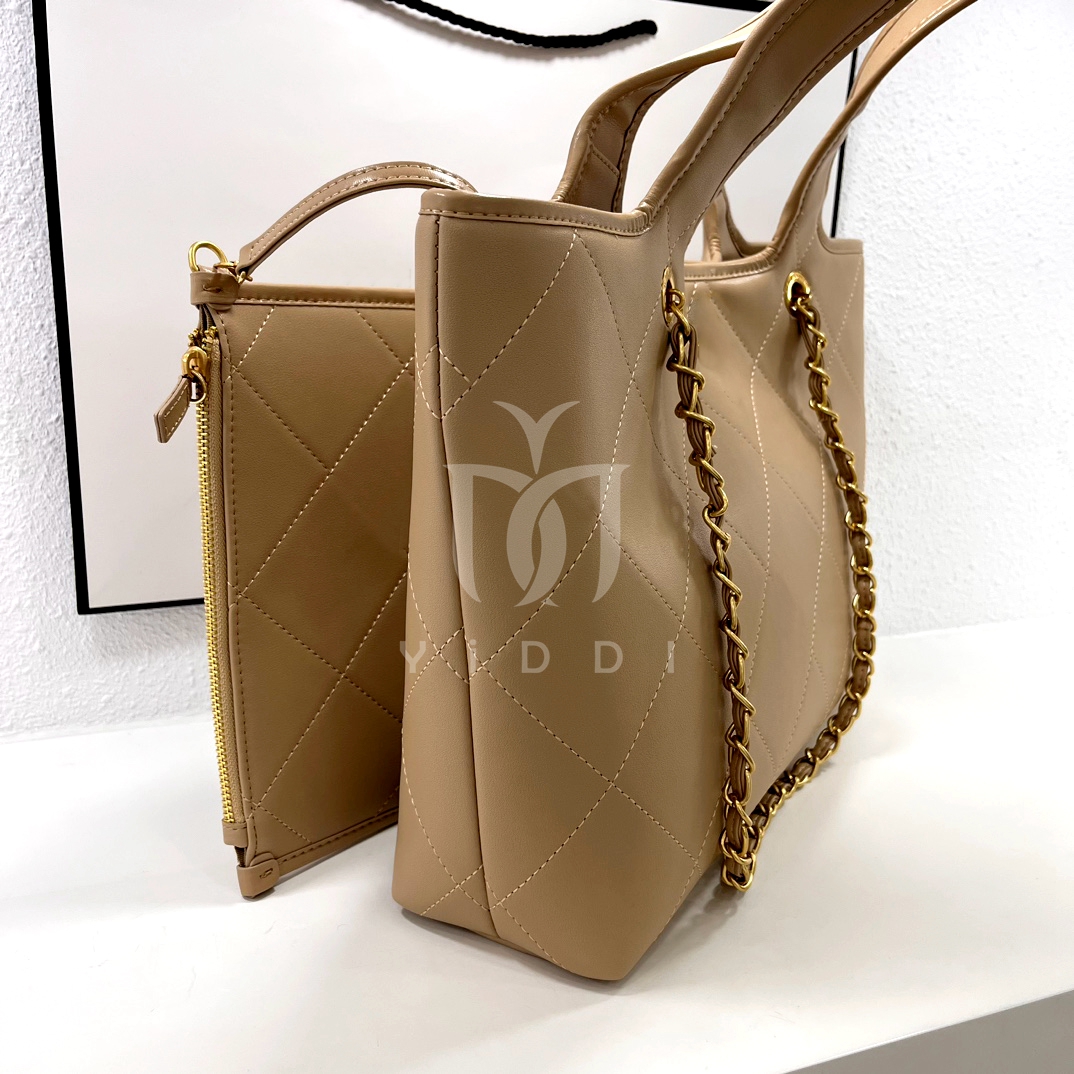 Borsa tote di design Borsa da donna di lusso con motivo a cervo Borsa a tracolla ascellare a catena di grande capacità Borsa della spesa Borsa borsa madre e bambino