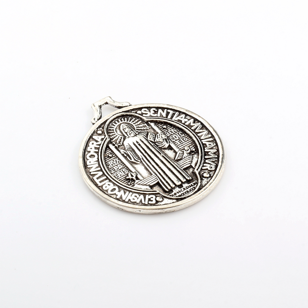 합금 Tudomro St Benedict Medals 보석을위한 매력 펜던트 DIY 수제 공예 A-484