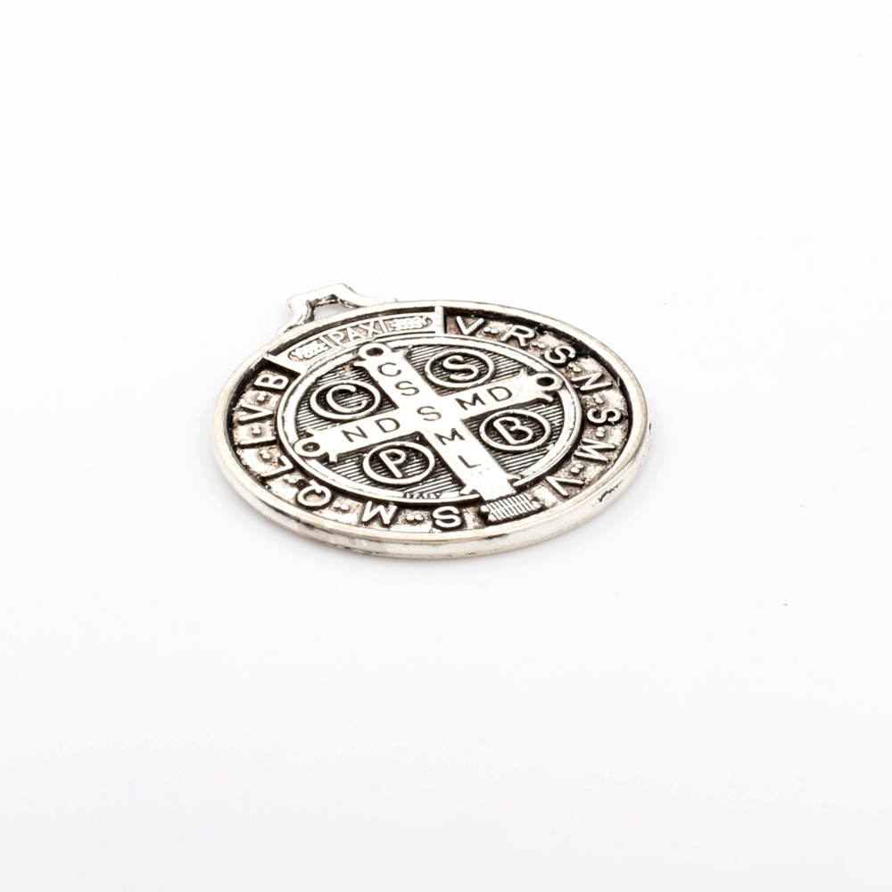 15 pièces alliage Tudomro St Benoît médailles pendentifs à breloque pour la fabrication de bijoux bricolage artisanat fait à la main A-484