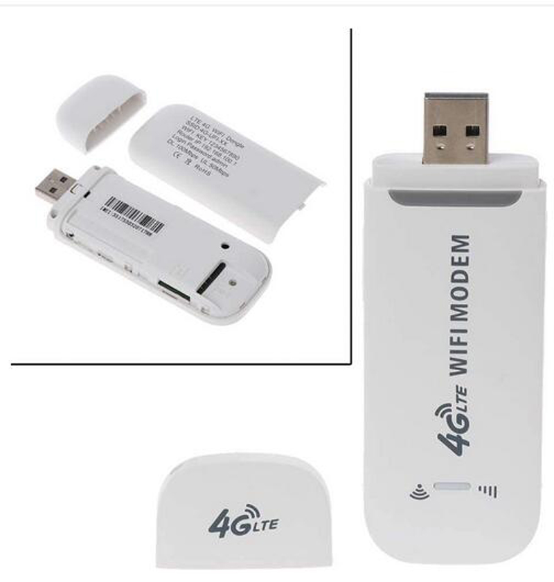 3-w-1 4G LTE WIFI Modem Kieszonkowy ROUTER KOLEJNY USB MINI Stick Data Karta Mobile Hotspot Wireless Broadband Bez SIM Glot