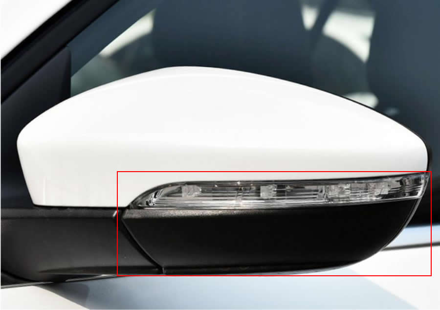 VW Jetta Sagitar 2012 2013 2014 2015 2016-2018 Indicatore di direzione auto Porta ala Specchietto retrovisore Indicatore di direzione Indicatore laterale Lampada