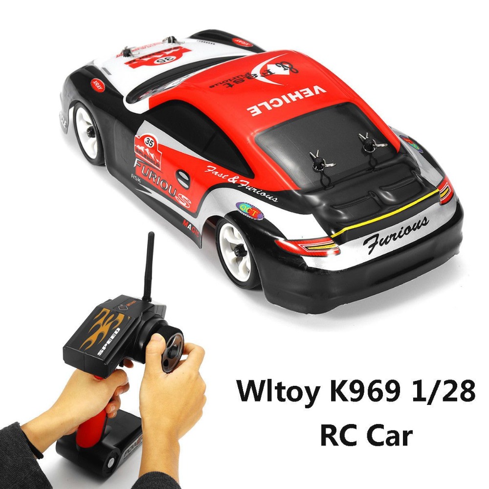 K969 1:28 2.4G 4WD spazzolato porsche RC auto gioco di rally ad alta velocità Drift Car giocattolo elettronico bambini
